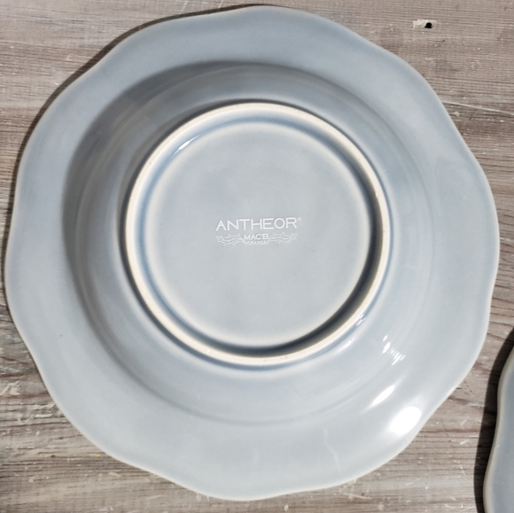 Set of (2) RARE VINTAGE Antheor MAC'B France-French Soup Bowls - Picture 13 of 13